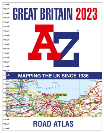 Great Britain A-Z Road Atlas 2023 (A4 Spiral)