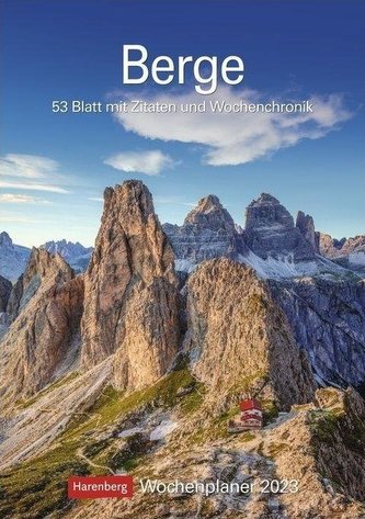 Berge 2023 Wochenplaner