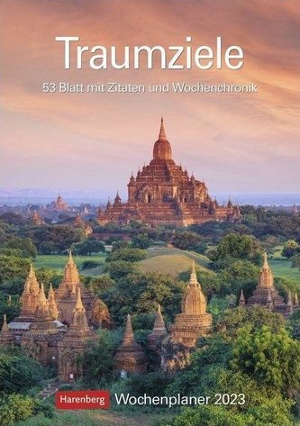 Traumziele 2023 Wochenplaner