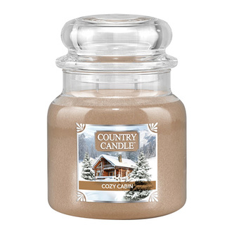 Svíčka ve skleněné dóze Country Candle, Útulná chata, 453 g