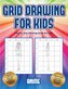Step by step drawing book for kids (Grid drawing for kids - Anime): This book teaches kids how to draw using grids