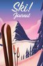 Ski Journal: 120-page Blank, Lined Writing Journal for Skiers- Makes a Great Gift for Anyone Into Skiing (5.25 x 8 Inches / Pink