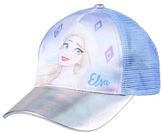Dětská kšiltovka Frozen 2|Ledové království: Elsa (obvod 53 cm) modrá polyester Dětská kšiltovka Frozen 2|Ledové království: Elsa (obvod 53 cm) modrá polyester