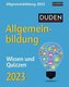 Duden Allgemeinbildung Tagesabreißkalender 2023