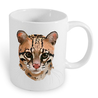 Hrníček s ilustrací ocelota