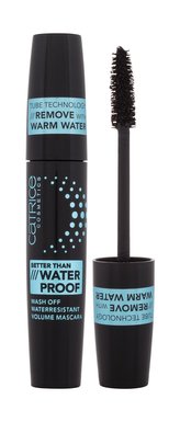 Catrice Better Than Waterproof Řasenka Wash Off Volume 12 ml 010 Black pro ženy