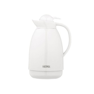 Skleněná termokonvice - bílá