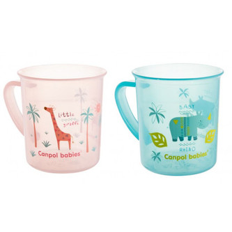 Canpol babies Plastový hrneček AFRIKA 170ml