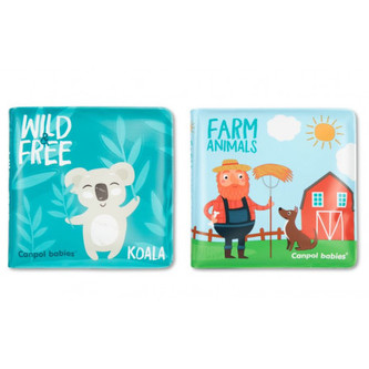 Canpol babies Měkká knížka pískací ANIMALS Canpol babies Měkká knížka pískací ANIMALS