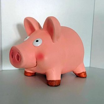 Prasátko kasička růžové velké 19x14cm