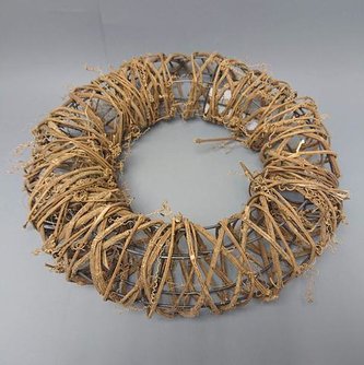 Věnec proutí přírodní 35cm