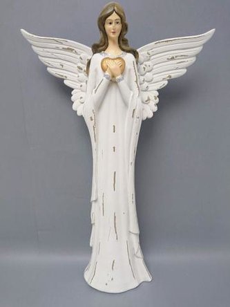 Anděl poly větší zlaté srdce