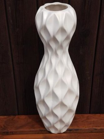 Váza bílá 47cm