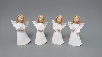 Anděl bílý 10cm