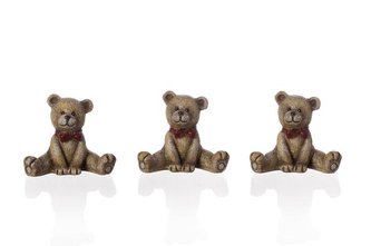 Medvěd s mašlí sedící malý