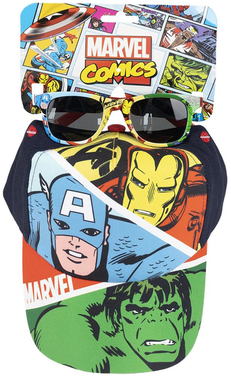 Dětská kšiltovka s brýlemi Marvel: Avengers (obvod 53 cm)
