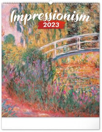 Kalendář 2023 nástěnný: Impresionismus, 48 × 56 cm