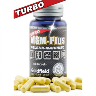 Turbo MSM-Plus - Goldfield - 60 kaps.