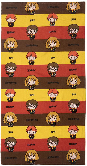 Dětský ručník - osuška Harry Potter: Harry, Ron & Hermione (70 x 140 cm)