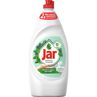 Prostředek na mytí nádobí "Sensitive", tea tree&mint, 900 ml, JAR
