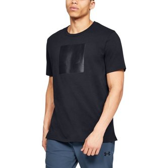 Tričko Unstoppable Knit Tee Black - Under Armour - Velikost: XL