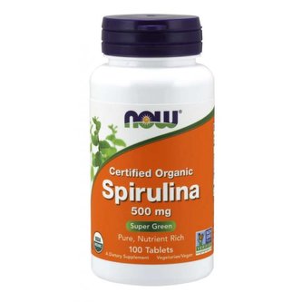 Spirulina 500 mg - NOW Foods - 200 tab.