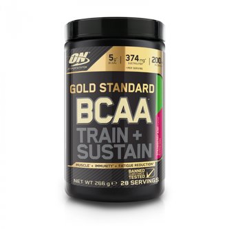 Gold Standard BCAA Train Sustain - Optimum Nutrition - broskev marakuja - 266 g