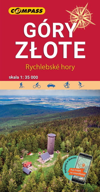 Góry Złote Mapa turystyczna 1:35 000