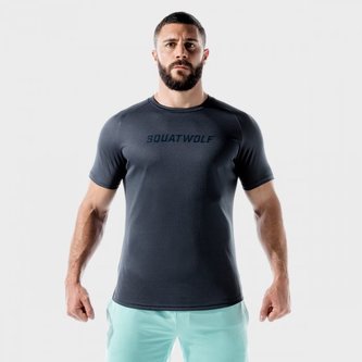 Tričko LAB360º Recycled Mesh Tee Blue Nights - SQUATWOLF - Velikost: L