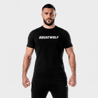Tričko Iconic Muscle Onyx - SQUATWOLF - Velikost: M