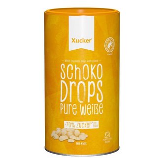 White Chocolate Drops - Xucker - bílá čokoláda - 200 g