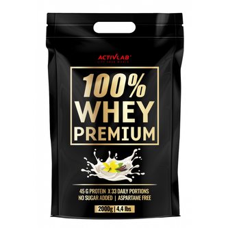 100% Whey Premium - ActivLab - jahoda - 2000 g