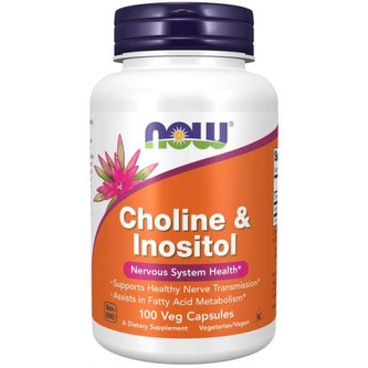 Choline & Inositol 500 mg - NOW Foods - 100 kaps.