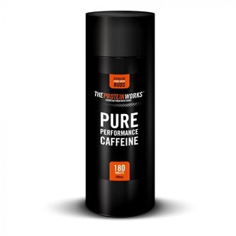 Pure Performance Caffeine - The Protein Works - 180 tab.