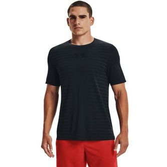 Tričko Seamless Wordmark SS Black - Under Armour - Velikost: XL