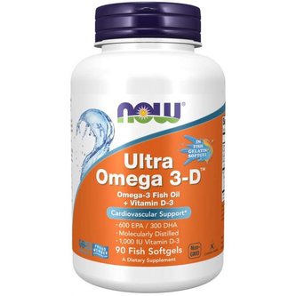 Ultra Omega 3-D™ - NOW Foods - 90 kaps.