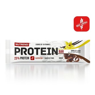Proteinová tyčinka Protein Bar 55 g - Nutrend - vanilka - 55 g