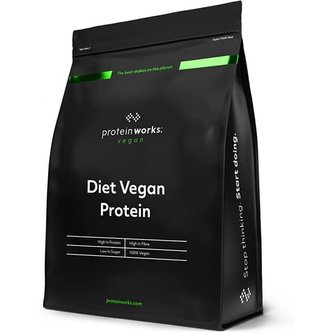 Diet Vegan protein - The Protein Works - čokoládové hedvábí - 500 g
