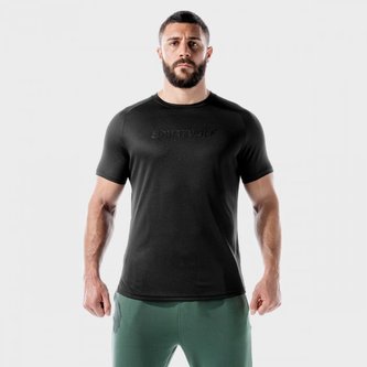 Tričko LAB360º Recycled Mesh Tee černé - SQUATWOLF - Velikost: S