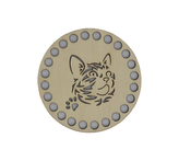 Dno - víko překližkové - přírodní - 10cm průměr / otvory 8mm