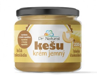 Dr.Natural Kešu krém s bílou čokoládou 220 g