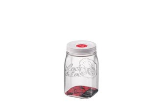 DÓZA NA POTRAVINY LOCK S VÍKEM SQUARE 750ML PLAST