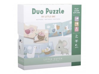 Duo puzzle Květiny a motýli Duo puzzle Květiny a motýli