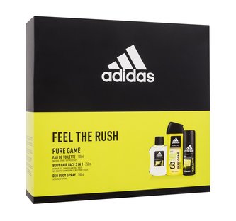 Adidas Pure Game toaletní voda 100 ml + sprchový gel 250 ml + deodorant 150 ml