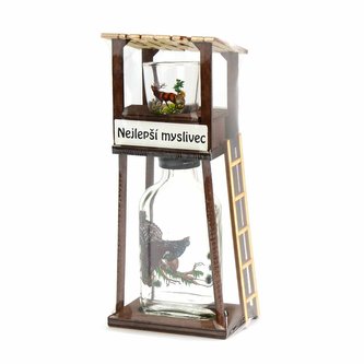 Láhev dárková Placka 100ml + 40ml odlivka, POSED