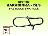 Karabinka rybářská DLS - 10ks v balení velikost 4 / 35kg