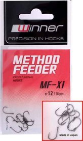 Háček - Matt Finish Method Feeder Hook Classic 10ks velikost: 6