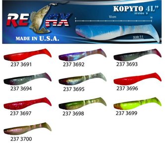 RELAX kopyto nástraha na přívlač RK4-L 10cm 1ks/bal10ks barva 3698
