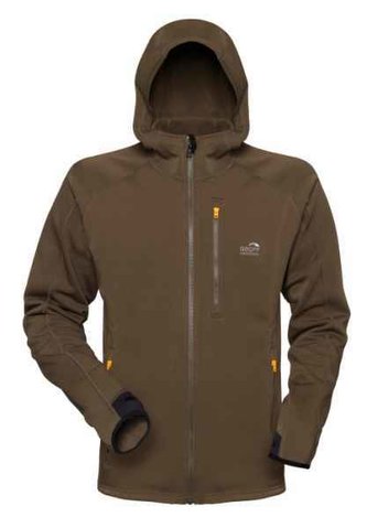 Bunda z mikro fleece HOODY 3 zelená velikost XL