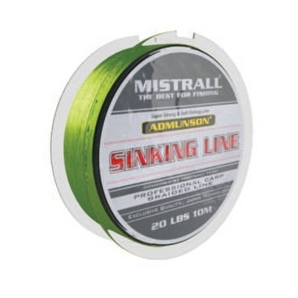 Pletená šňůra Admunson Sinking Line Nosnost 25lb